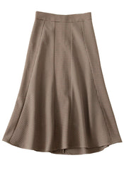 Kate Middleton Inspired Beige Vintage Checked Blazer & Trumpet Skirt Set