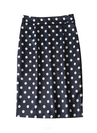 Amal Clooney Inspired Polka Dot Peplum Skirt and Jacket Set