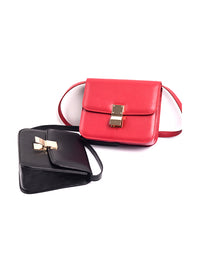 Chiara Buckle Square Mini Shoulder Bag