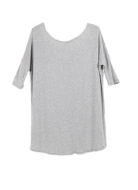 Kendall 3/4 Sleeve Slouchy Asymmetrical T-shirt