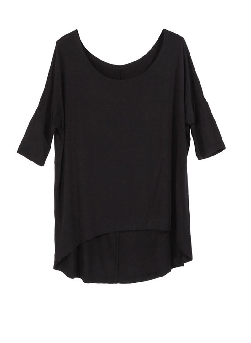 Kendall 3/4 Sleeve Slouchy Asymmetrical T-shirt