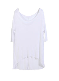 Kendall 3/4 Sleeve Slouchy Asymmetrical T-shirt