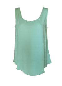 Blake Lively Inspired Pastel Color Chiffon Loose Fit Vest Top