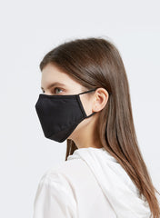 Ear Loop Reusable Cotton Mask with Valve & 2 x Carbon PM2.5 Filters